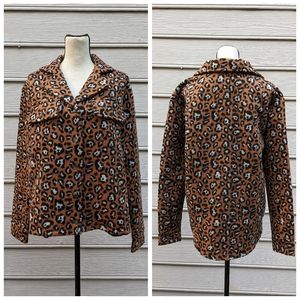 NWT Simply Southern Animal Print Shacket | Shirt Jacket Animal Print Overshirt
